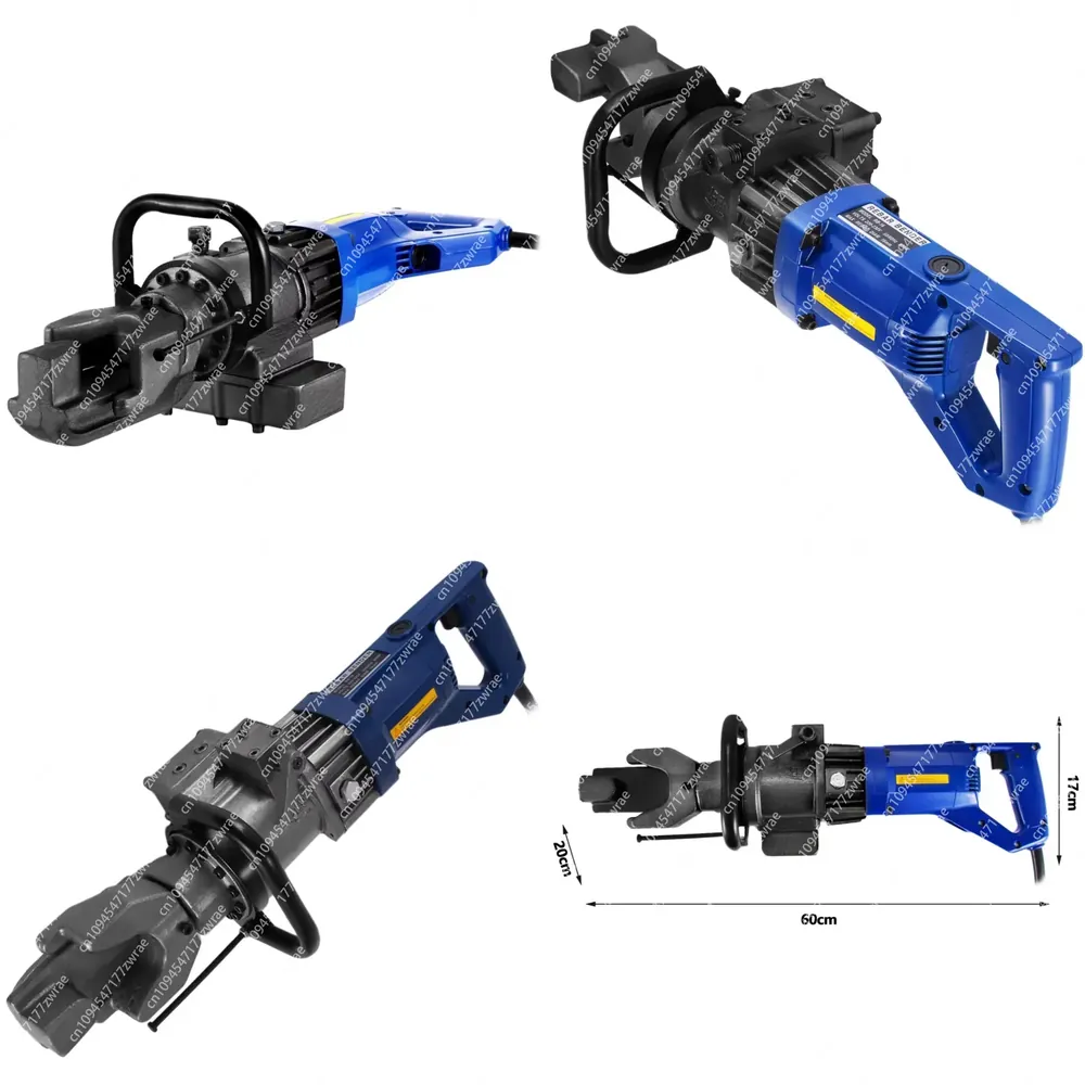 Rebar Bender Electric Portable 25Mm - Handheld Portable Hydraulic Steel Bar Rebar
