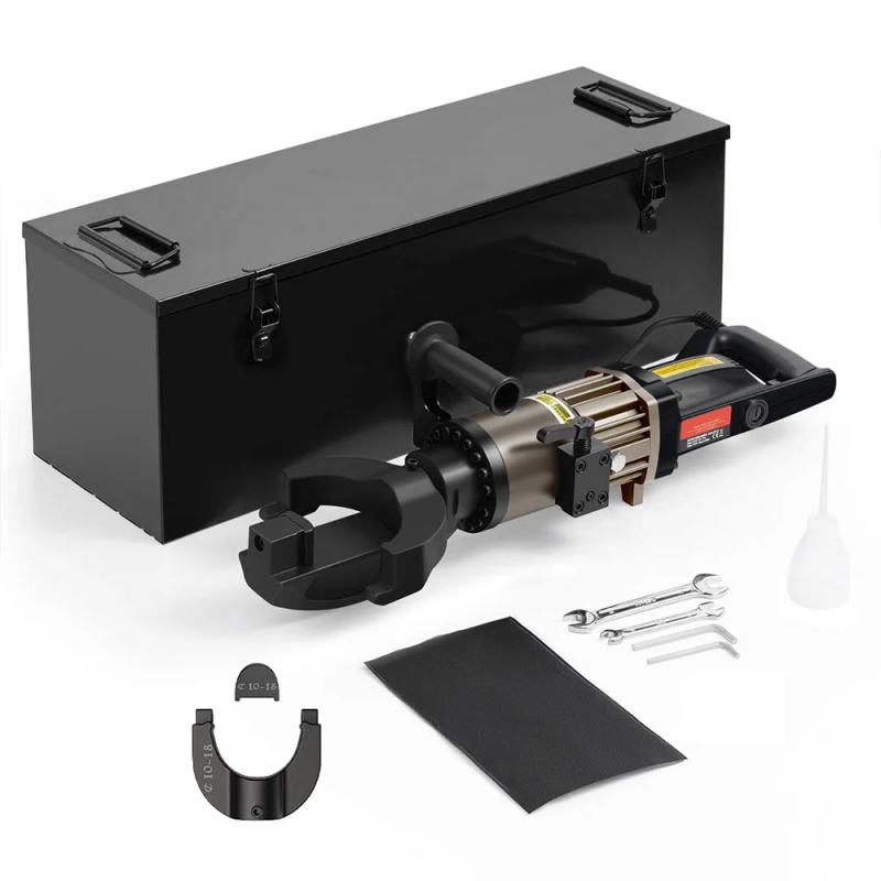 Rebar Bender Electric Portable 25Mm - Efficient 1500W Electric Hydraulic Engine Portable