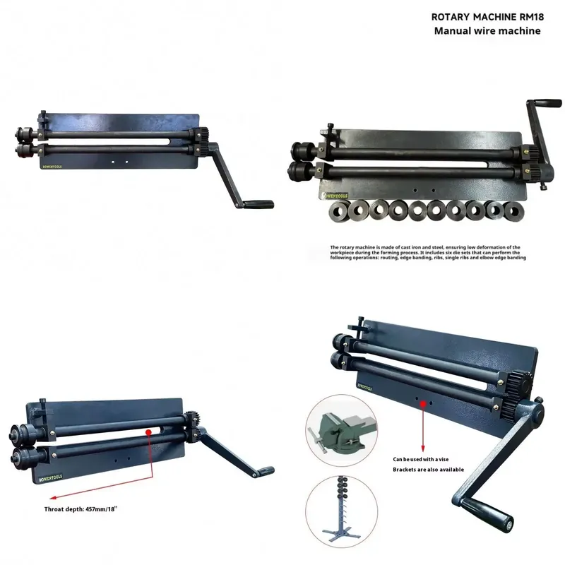TEBAK Heavy Rotary Swaging RM1 - Bead Roller Sheet Metal Forming Machine recension och pris