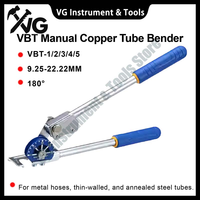 New VBT-1 2 3 4 5 Manual Pipe  - Manual Pipe Tube Bender 3/8 To 1 Inch recension och pris